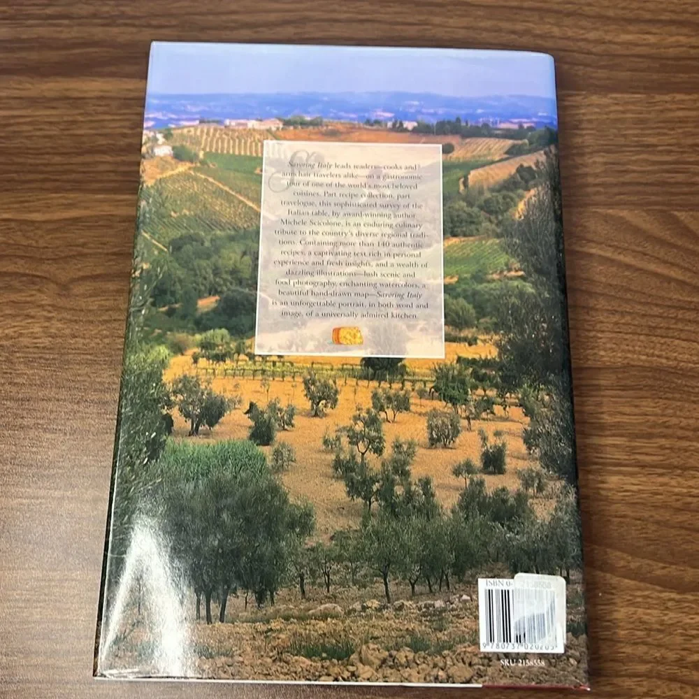 Williams-Sonoma Savoring Italy Cookbook / Coffee Table Book